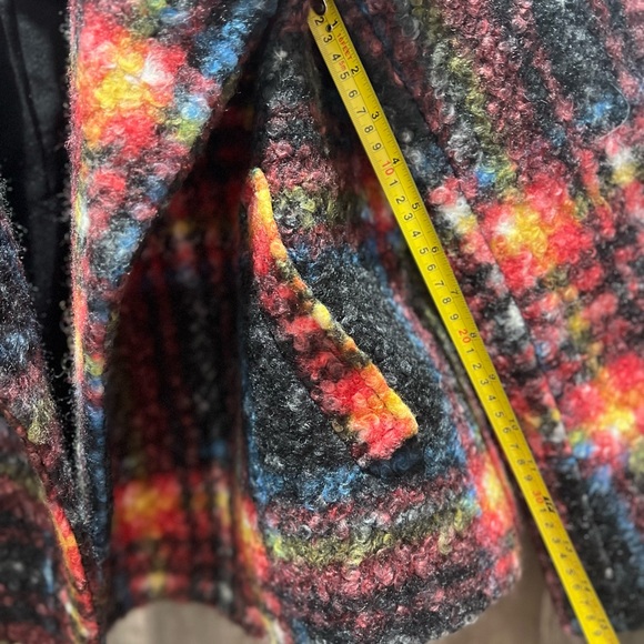 Appraris Plaid  100% Wool-Blend Jacket Womens XS NWOT Paris - Picture 11 of 13